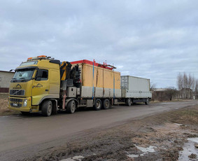 Fiskaras krovinių pervežimas kranas manipuliatorius tralas / Uab Audkasta / Darbų pavyzdys ID 2628458