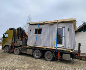 Negabaritinių krovinių gabenimas - Fiskaras krovinių pervežimas kranas manipuliatorius tralas - 1