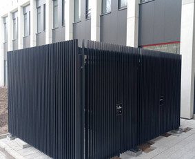 Metalo gaminiai, iš juodo ir nerūdijančio plieno, turėklai / UAB Hamika / Darbų pavyzdys ID 2631346