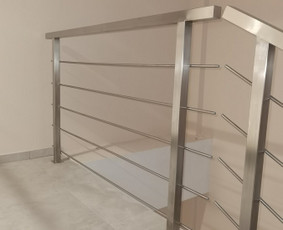 Metalo gaminiai, iš juodo ir nerūdijančio plieno, turėklai / UAB Hamika / Darbų pavyzdys ID 2631374