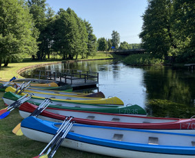 Nakvynė, vandens žygiai pramoginiu laivu, baidares / Konstantinas Danilevičius / Darbų pavyzdys ID 2631620