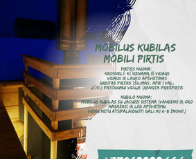 Mobili pirtis! Mobilus Kubilas! Nuoma Alytuje / Mobili pirtis! Mobilus Kubilas! / Darbų pavyzdys ID 2632872