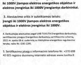 Kondicionieriai Šilumos Siurbliai Oras–oras Oras–vanduo / Oro kondicionieriai, šilumos siurbliai / Darbų pavyzdys ID 2633608