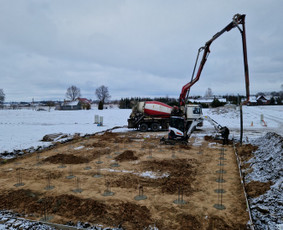 Pamatų įrengimo darbai - Polių gręžimas - 3 Polių gręžimas - Pamatų įrengimo darbai - 3