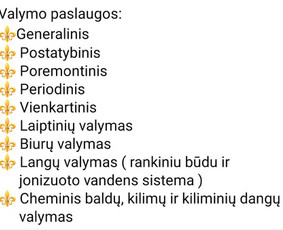 Valymo paslaugos / 2Lūšys / Darbų pavyzdys ID 2641521