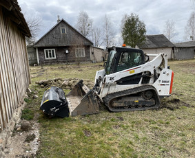 Aikštelių, kelių įrengimas-griovimo darbai - Bobcat nuoma - 2 Bobcat nuoma - Aikštelių, kelių įrengimas-griovimo darbai - 2
