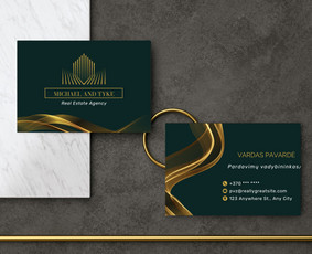 Logotipo kūrimas / Įmonės įvaizdis / branding - Vizitinių kortelių maketavimas - 2 Vizitinių kortelių maketavimas - Logotipo kūrimas / Įmonės įvaizdis / branding - 2