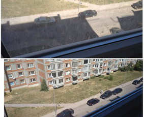 Langų valymas iš išorės ir vidaus