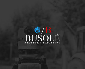 Busolė logotipas, geodezija / kadastras
