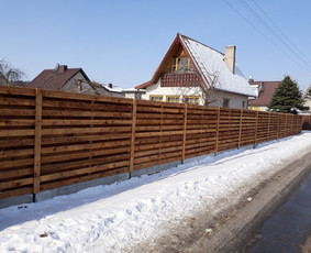 Tvoros, vartai, garažo vartai, miltelinis dažymas / UAB Pajūrio tvoros / Darbų pavyzdys ID 2654029