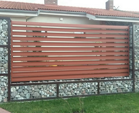Tvoros, vartai, garažo vartai, miltelinis dažymas / UAB Pajūrio tvoros / Darbų pavyzdys ID 2654083