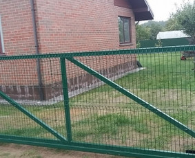 Tvoros, vartai, garažo vartai, miltelinis dažymas / UAB Pajūrio tvoros / Darbų pavyzdys ID 2654085