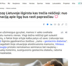 Redaguotas pranešimas spaudai taip, kad papultu į žiniasklaidą.