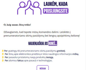 Automatizacijų kūrimas: pardavimą skatinantis planas, maketai bei tekstai.
