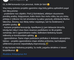 Kuriamas socialinių tinklų turinys: tekstai, maketai.
