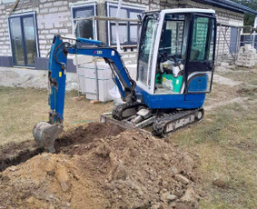Trinkelių klojimas, gerbūvio darbai - Drenažo įrengimas - 1 Drenažo įrengimas - Trinkelių klojimas, gerbūvio darbai - 1