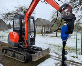 Vikšrinis Bobcat / Mini Ekskavato / Grežimas - Ekskavatoriaus nuoma - 2 Ekskavatoriaus nuoma - Vikšrinis Bobcat / Mini Ekskavato / Grežimas - 2