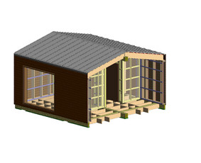 Moduliniai karkasiniai namai / Karolis Pl / Darbų pavyzdys ID 2668055