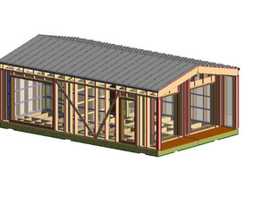 Moduliniai karkasiniai namai / Karolis Pl / Darbų pavyzdys ID 2668061