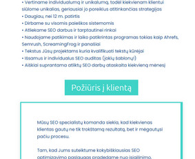 Tekstų interneto svetainėms kūrimas - Seo tekstų, straipsnių, kitų įrašų kūrimas, redagavimas. - 1