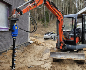 Vikšrinis Bobcat / Mini Ekskavato / Grežimas - Ekskavatoriaus nuoma - 3 Ekskavatoriaus nuoma - Vikšrinis Bobcat / Mini Ekskavato / Grežimas - 3