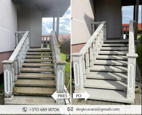 Trinkelių, fasadų, stogų plovimas aukštu slėgiu / Slėgio Švara / Darbų pavyzdys ID 2678829