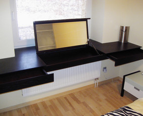 Stumdomos durys, spintos, pertvaros - Miegamojo baldų gamyba - 1 Miegamojo baldų gamyba - Stumdomos durys, spintos, pertvaros - 1