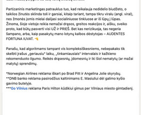 Pranešimai žiniasklaidai, komunikacija, Linkedin tekstai / Eglė Labukaitė / Darbų pavyzdys ID 2680373
