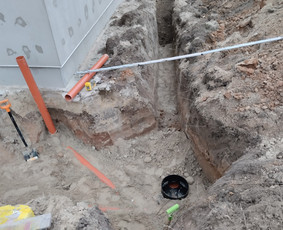 Drenažo įrengimas - Lauko santechnika. Nuotekos, vandentiekis, drenažas ir kt. - 1