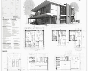 Namo projektavimas, statybos leidimų išėmimas, interjeras / Wave Break Design / Darbų pavyzdys ID 2691609