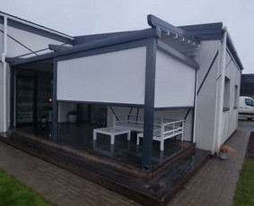 Pergolės. Visų rūšių fasado žaliuzės. Medinės žaliuzės / |Žaliuzės / Darbų pavyzdys ID 2691981