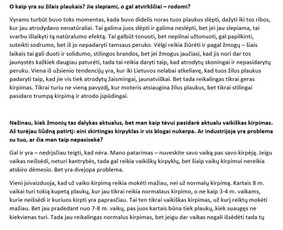 Straipsniai žiniasklaidai, blog ir tinklalapių tekstai / Emilija Paulauskė / Darbų pavyzdys ID 2693681