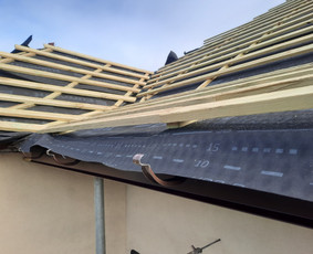 Stogų dengimas, šiltinimas pučiama vata ,stogo renovacija, / MB "Spalvotas plienas" / Darbų pavyzdys ID 2696851