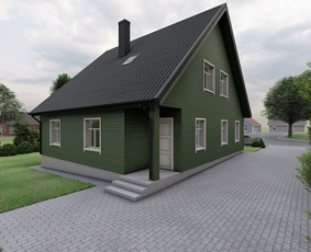 3d vizualizacijos, interjero/eksterjero dizainas, brėžiniai / IĮ Lygi linija / Darbų pavyzdys ID 2701433