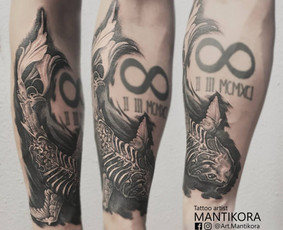 Realistinės tatuiruotės ir tattoo / Evaldas Nariunas / Darbų pavyzdys ID 483219