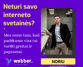 Wordpress mokymai. Interneto Svetainių Kūrimas Klaipėda / Webber. / Darbų pavyzdys ID 2704427
