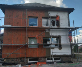 Fasado armavimas - Fasado &scaron;iltinimo darbai - 1