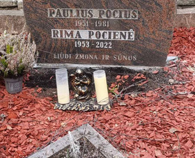 Raidžių kalimas ant paminklo kapinėse / Raidžių kalimas ant paminklo / Darbų pavyzdys ID 2711141