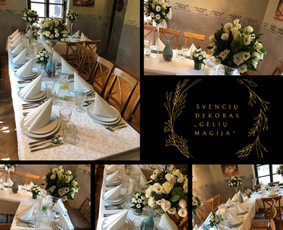 Švenčių dekoro paslaugos. Šampano staliuko paslauga. - Vestuvių dekoravimas - 4 Vestuvių dekoravimas - Švenčių dekoro paslaugos. Šampano staliuko paslauga. - 4