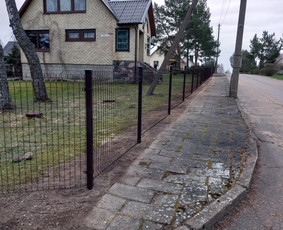 Montuojam segmentines ir metaliniu tvoralenčių tvoras / Arvydas / Darbų pavyzdys ID 2713549