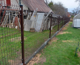 Montuojam segmentines ir metaliniu tvoralenčių tvoras / Arvydas / Darbų pavyzdys ID 2713559