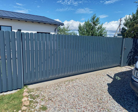 Tvoros, vartai, garažo vartai, miltelinis dažymas / UAB Pajūrio tvoros / Darbų pavyzdys ID 2713691