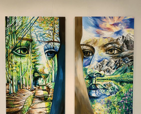 Paveikslai pagal užsakymą - Tapyba ant drobės akriliniais dažais - 2