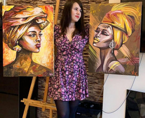 Paveikslai pagal užsakymą - Tapyba ant drobės akriliniais dažais - 3