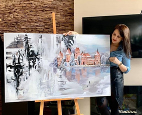 Paveikslai pagal užsakymą - Tapyba ant drobės akriliniais dažais - 4