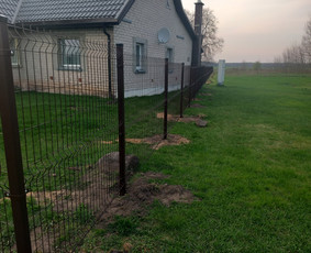 Montuojam segmentines ir metaliniu tvoralenčių tvoras / Arvydas / Darbų pavyzdys ID 2722879