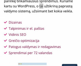 Bluejuice Hostingas, Svetainių kūrimas, administravimas, Seo / MB Bluejuice / Darbų pavyzdys ID 2723427