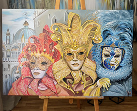 Paveikslų tapyba ir pardavimas - Tapyba ant drobės akriliniais dažais - 4