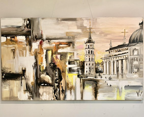 Tapyba ant drobės - Tapyba ant drobės akriliniais dažais - 4