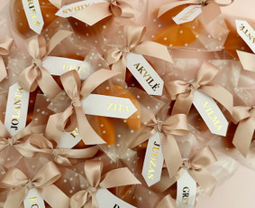 Stalo kortelių gamyba - Stalo vardo kortelės, dovanėlės svečiams su laimės sausainiu - 2